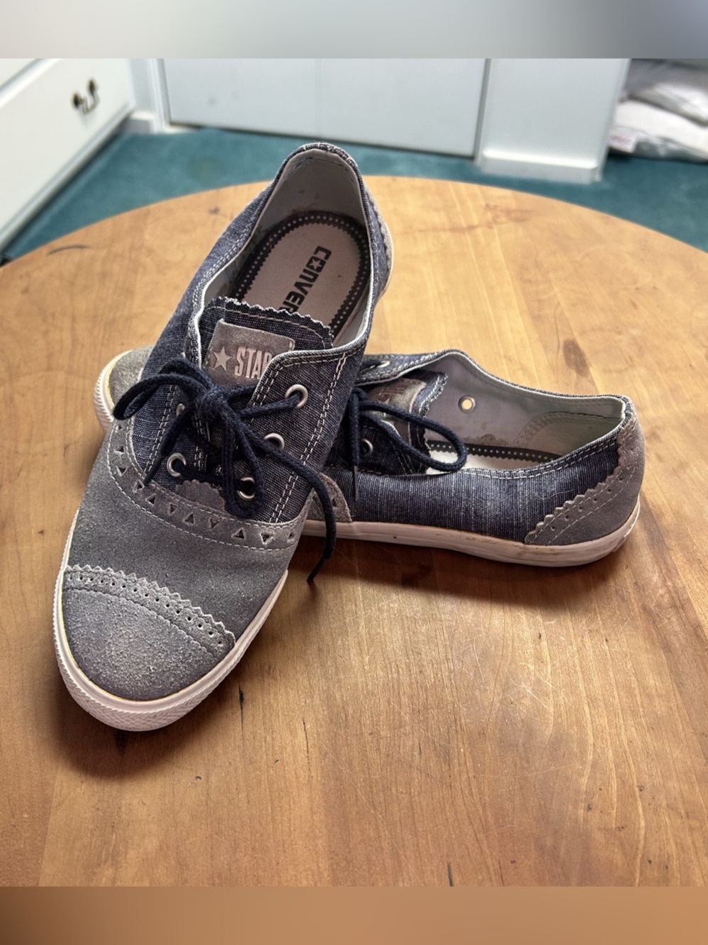 Converse Gray Canvas Sneakers